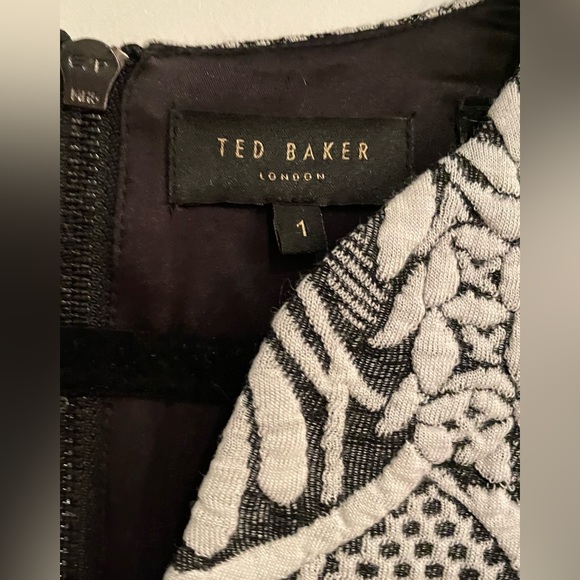 Fitted Dress Stretch Jacquard Sz 1 - Picture 4 of 4